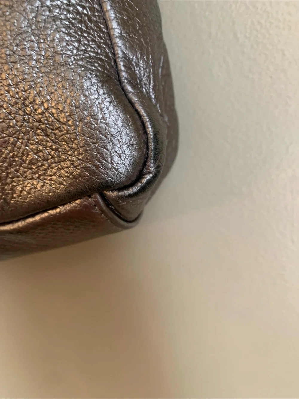 Divina Firenze Bag Purse shoulder/Crossbody Leather Silver Evening made in Italy - Picture 12 of 14